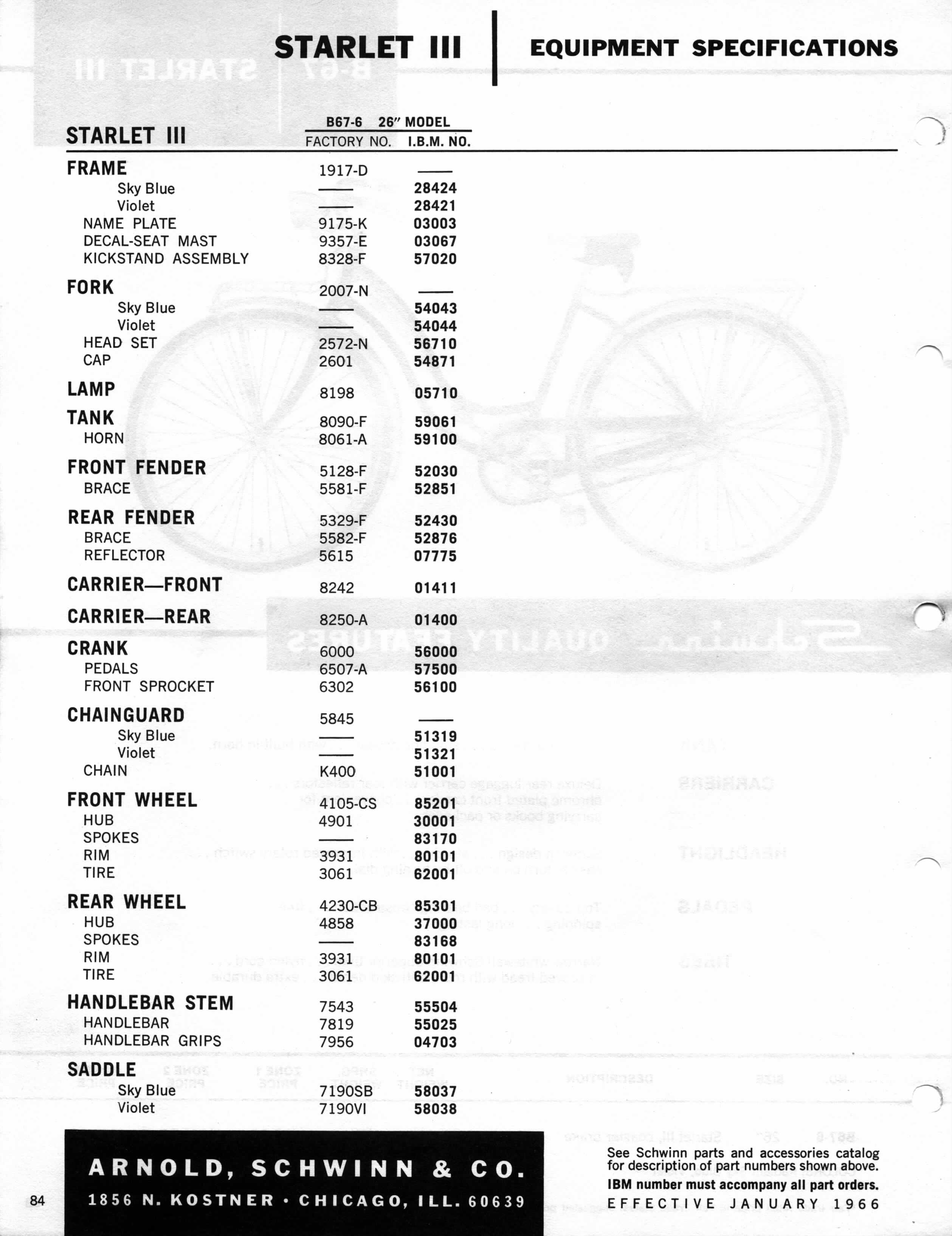 1966dlr_Starlet_III_Specs