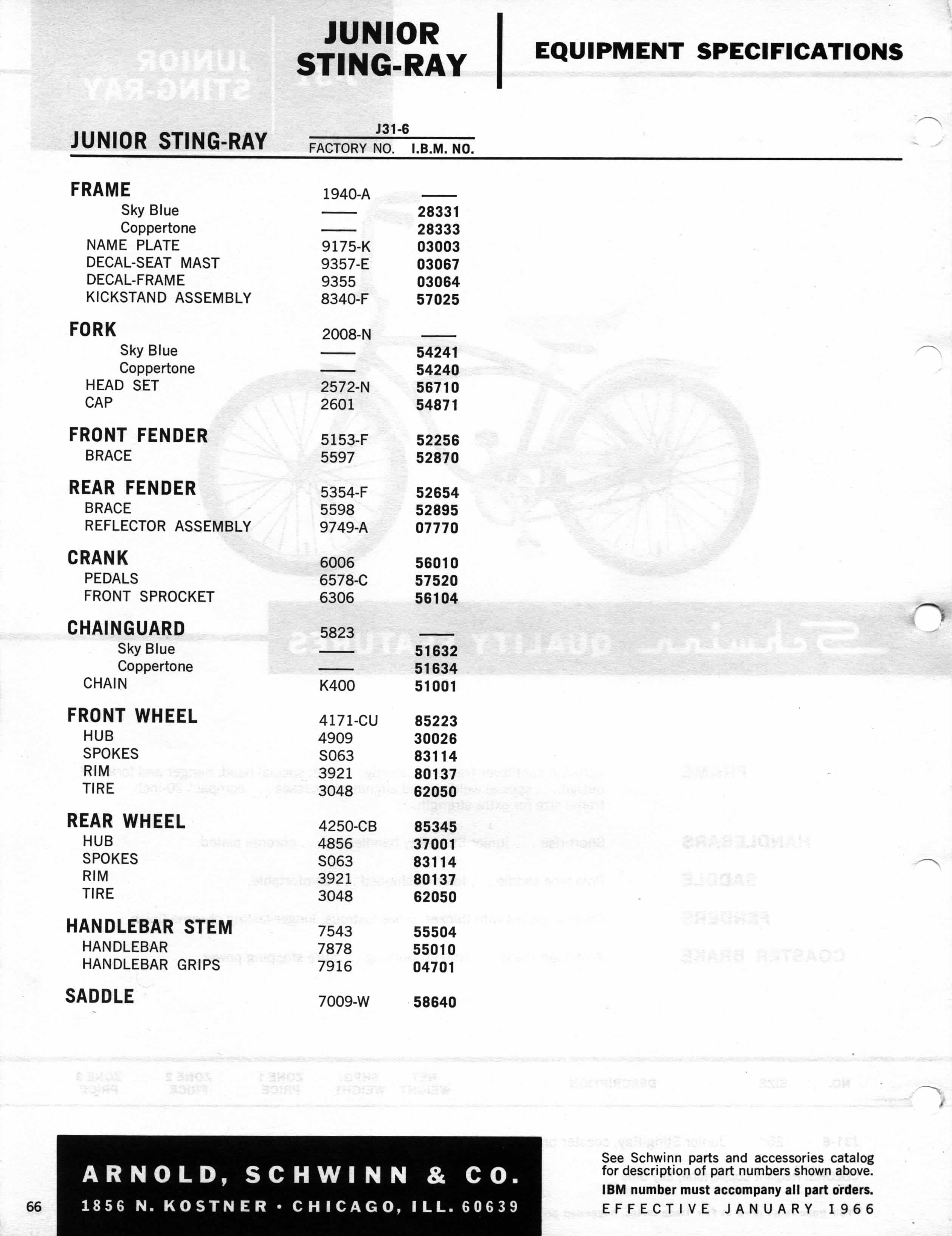 1966dlr_Sting_Ray_Jr_Specs